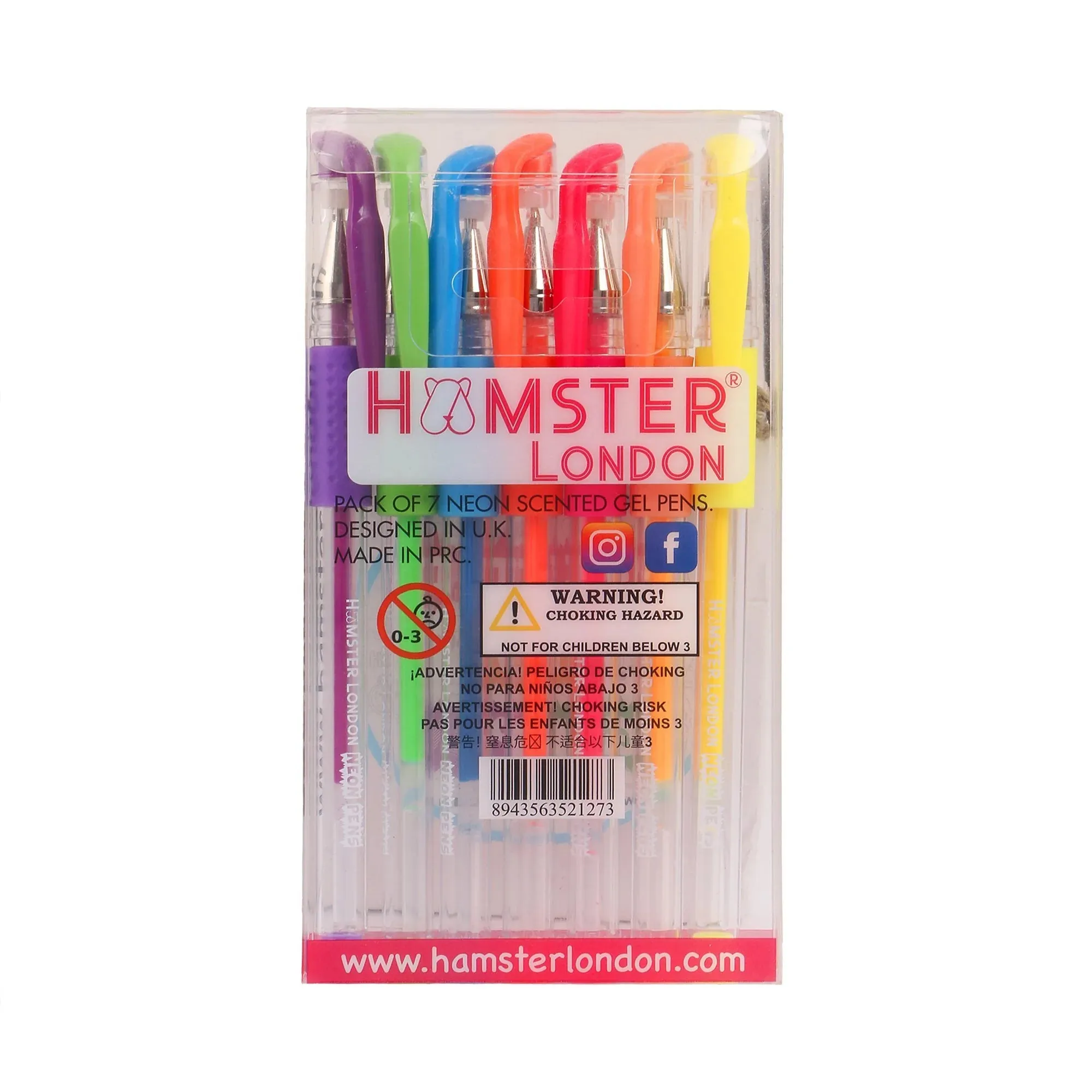 Hamster London Gift Hamper  Stationery Set Mix Unicorn   Fineliner   Scented Markers   Gel Pen   Crayon   Pouches   Key Chain