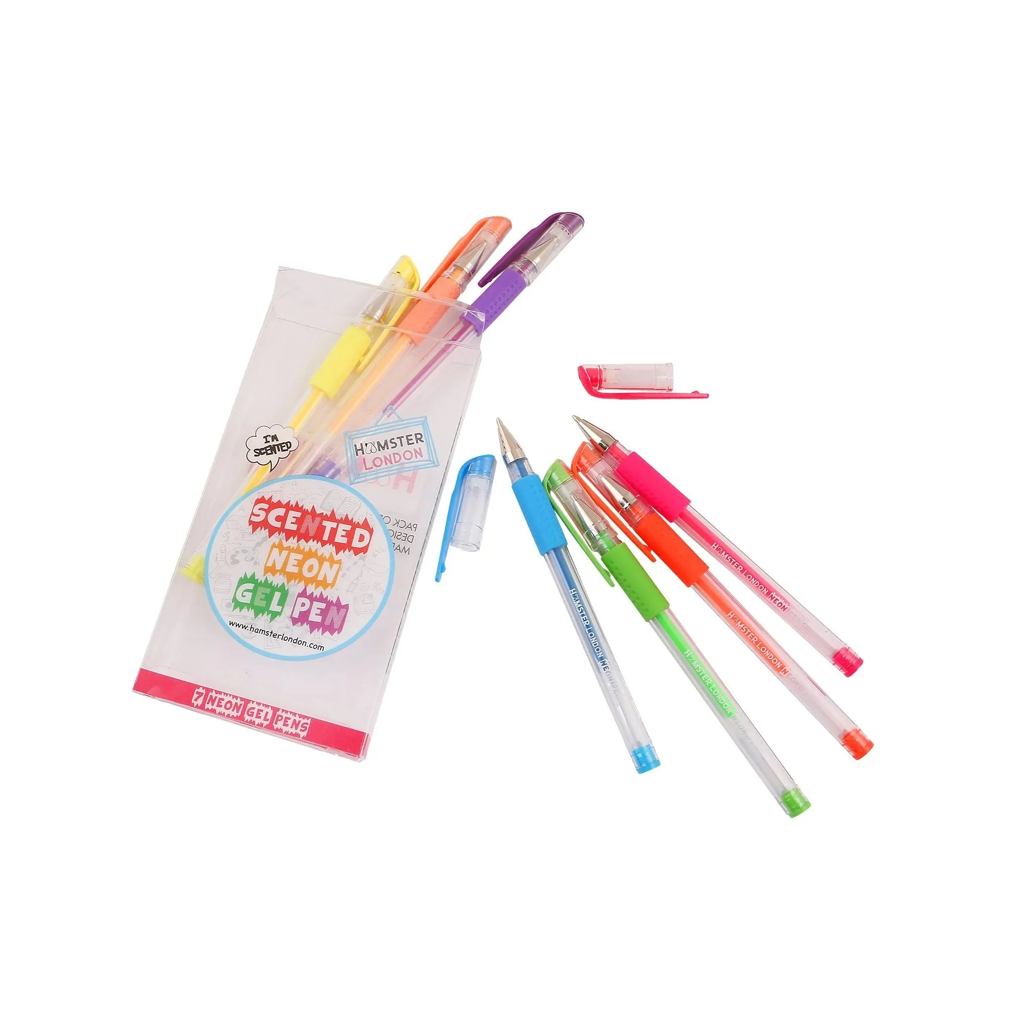 Hamster London Gift Hamper  Stationery Set Mix Unicorn   Fineliner   Scented Markers   Gel Pen   Crayon   Pouches   Key Chain