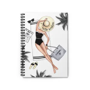 Hello Sunshine Summer vibes Spiral Notebook - Ruled Line