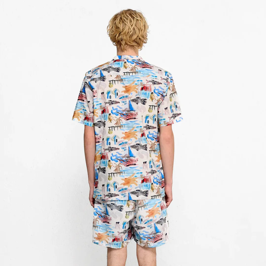 Holidays Short Sleeve Shirt (Off White)