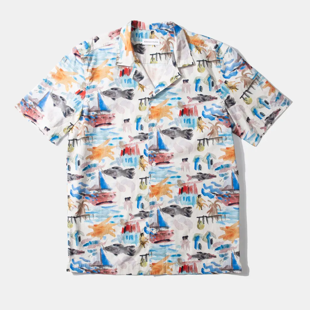 Holidays Short Sleeve Shirt (Off White)