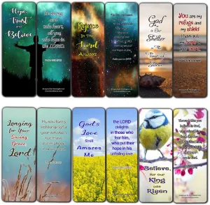 Hope in God Bible Bookmarks (30 Pack) - Handy Reminder To Put Our Hope In God Alone