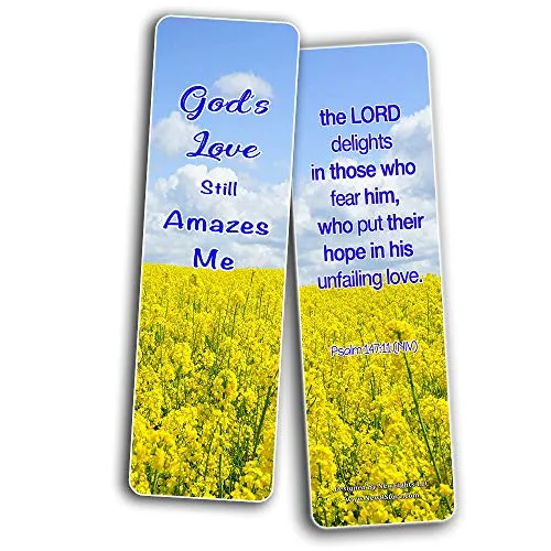 Hope in God Bible Bookmarks (30 Pack) - Handy Reminder To Put Our Hope In God Alone