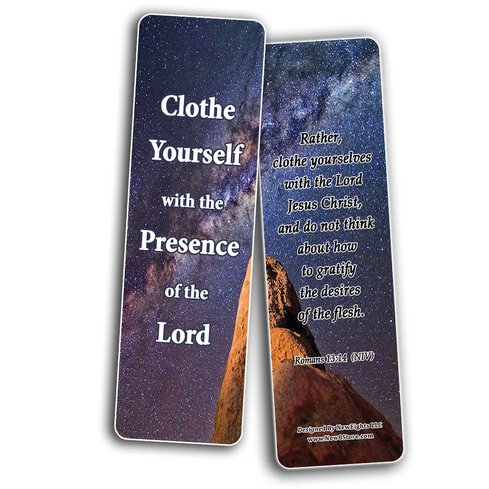 How To Live An Intentional Life Memory Verses Bookmarks (30-Pack) - Handy Reminder About Living A Happy Life