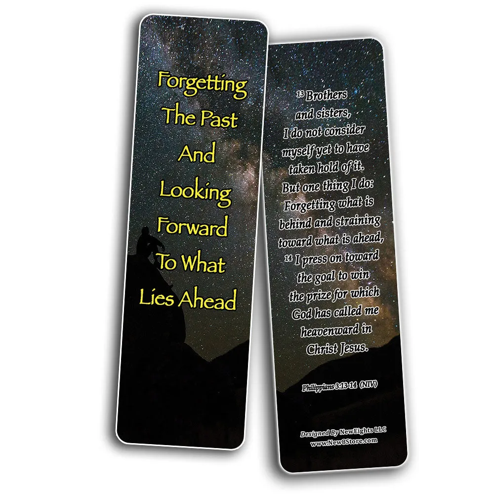 How To Live An Intentional Life Memory Verses Bookmarks (30-Pack) - Handy Reminder About Living A Happy Life