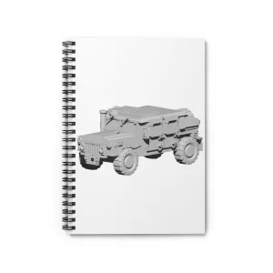 Hummer Vehicle Spiral Notebook - Ruled Line