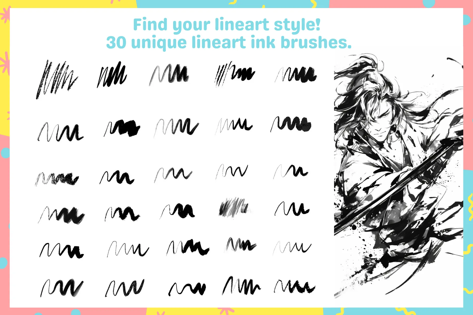 Ink Master, Ultimate Anime Manga Comic Inktober Brushes - Procreate Inking Lineart Collection