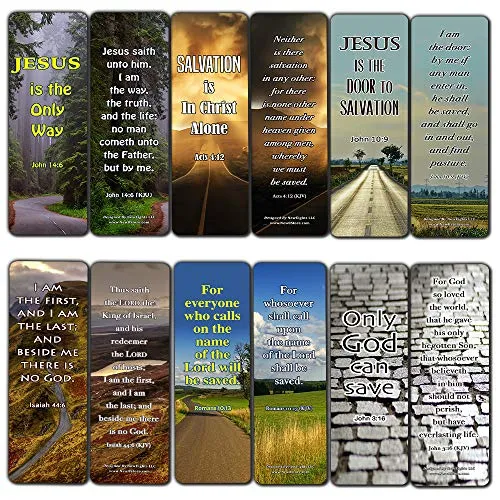 Jesus is the Way KJV Bookmarks Cards (30-Pack) - Handy Christian Daily Reminder