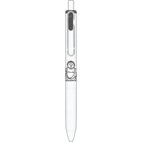 KAMIO x UNI uni-ball one 0.38mm Ancient Egypt Giant Buddha Earth Doll Wonderful Pattern Ballpoint Pen Set
