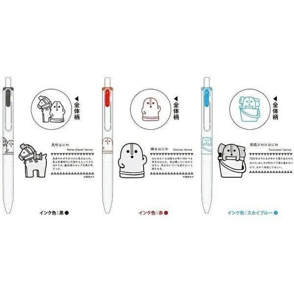 KAMIO x UNI uni-ball one 0.38mm Ancient Egypt Giant Buddha Earth Doll Wonderful Pattern Ballpoint Pen Set