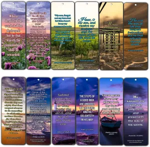 KJV Scriptures Bookmarks - Rewards for Obeying God (30-Pack) - Great Bible Text Compilation that is Handy and Easy To Bring Along With