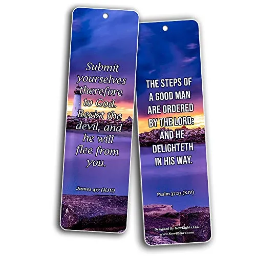 KJV Scriptures Bookmarks - Rewards for Obeying God (30-Pack) - Great Bible Text Compilation that is Handy and Easy To Bring Along With