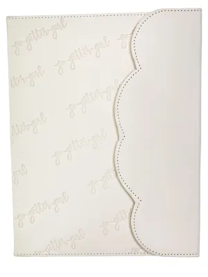 Large Premium Bullet Journal - Scalloped- Marshmallow