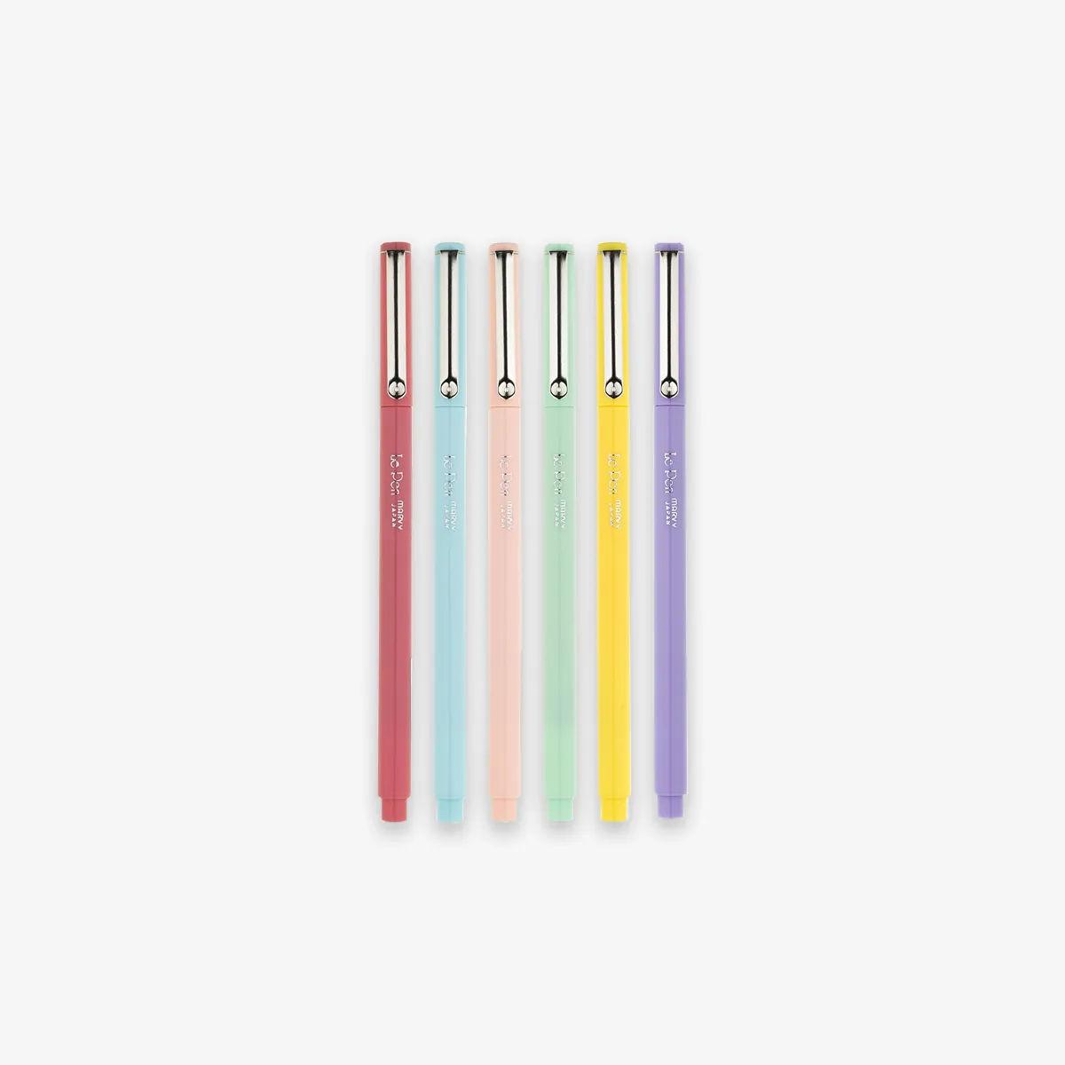 LE PEN SET 6 PCS // PASTEL