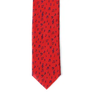 Let's Compare Notes Tie, Red