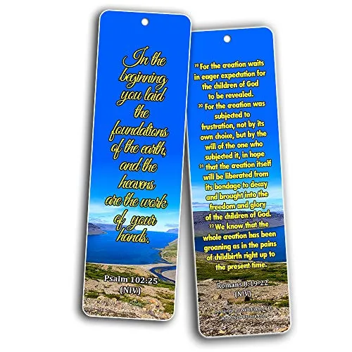 Life Bible Verses Bookmarks KJV (30 Pack) - Handy Reminder About God?s Grace