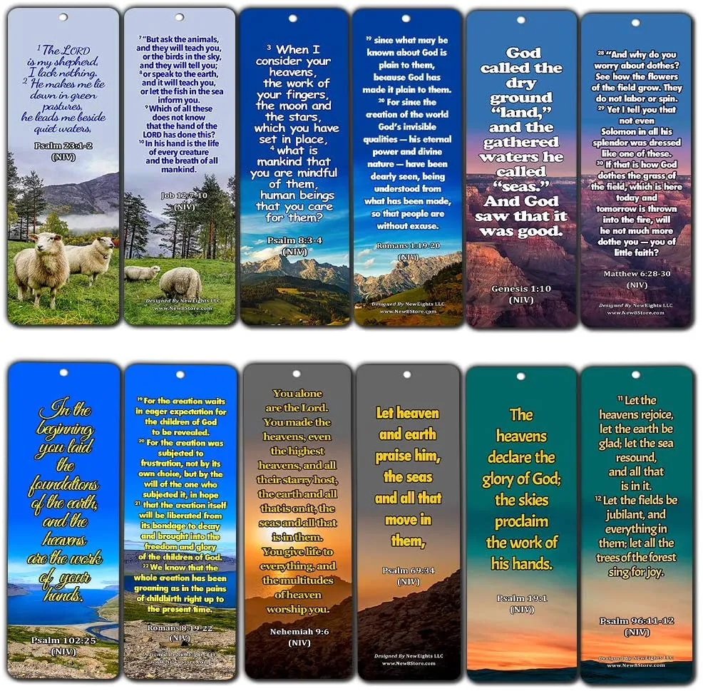 Life Bible Verses Bookmarks KJV (30 Pack) - Handy Reminder About God?s Grace