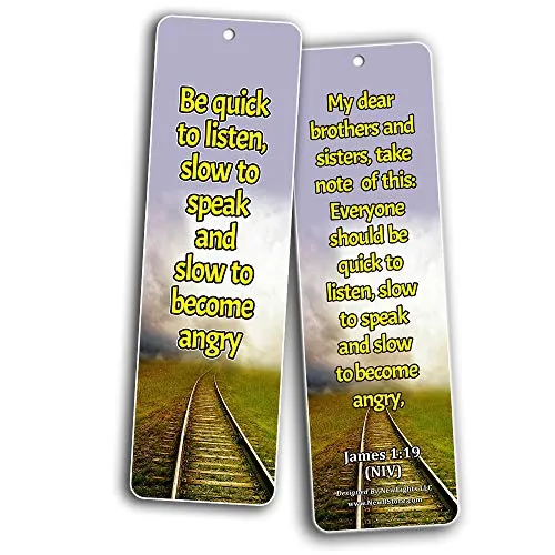 Life Changing Wisdom from God Bible Bookmarks (30 Pack) - Handy Life Changing Bible Texts That Helps You Move Forward