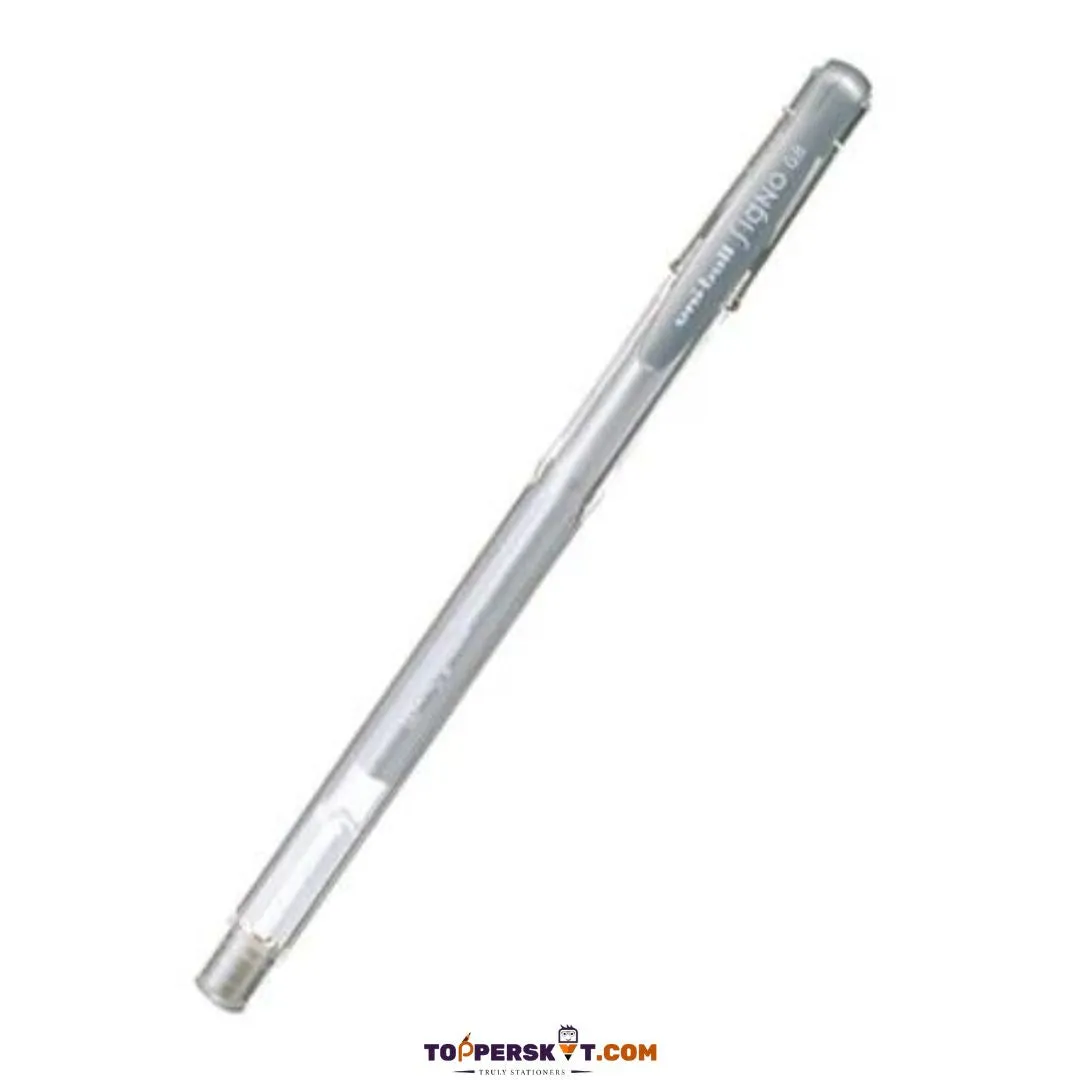 Linc Uni-ball Signo UM-100 Gel Pen - Silver (Pack of 1)