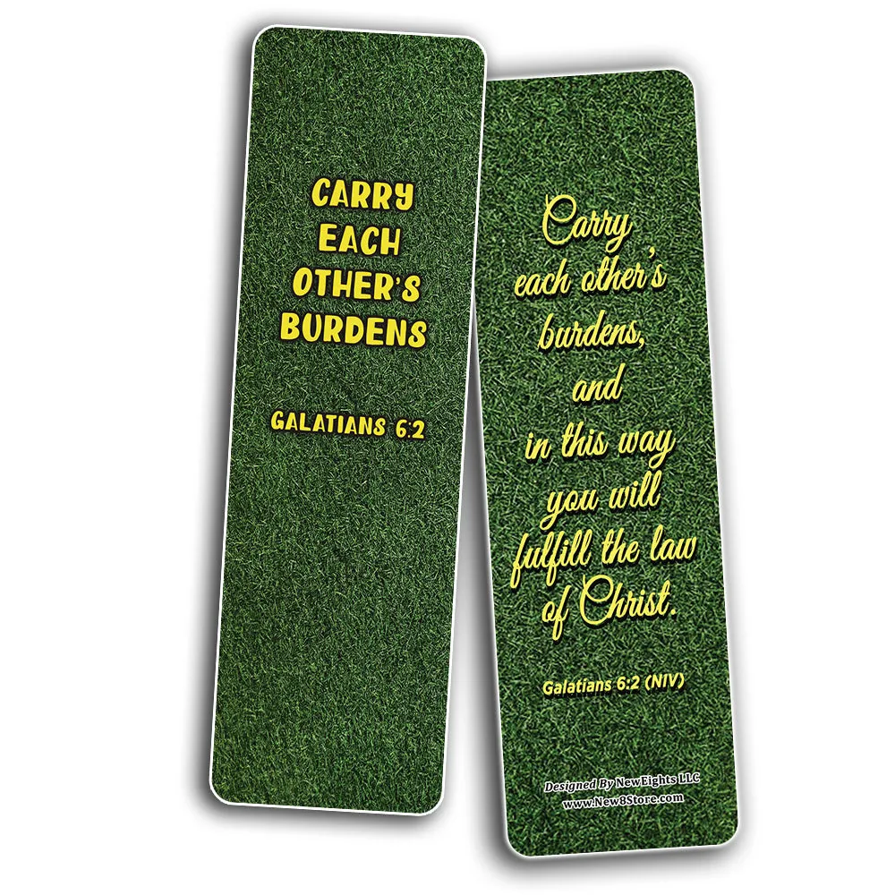 Living Out God's Mission Bible Verse Bookmarks (30-Pack) - Handy Reminder About How To Live Out God?s Mission