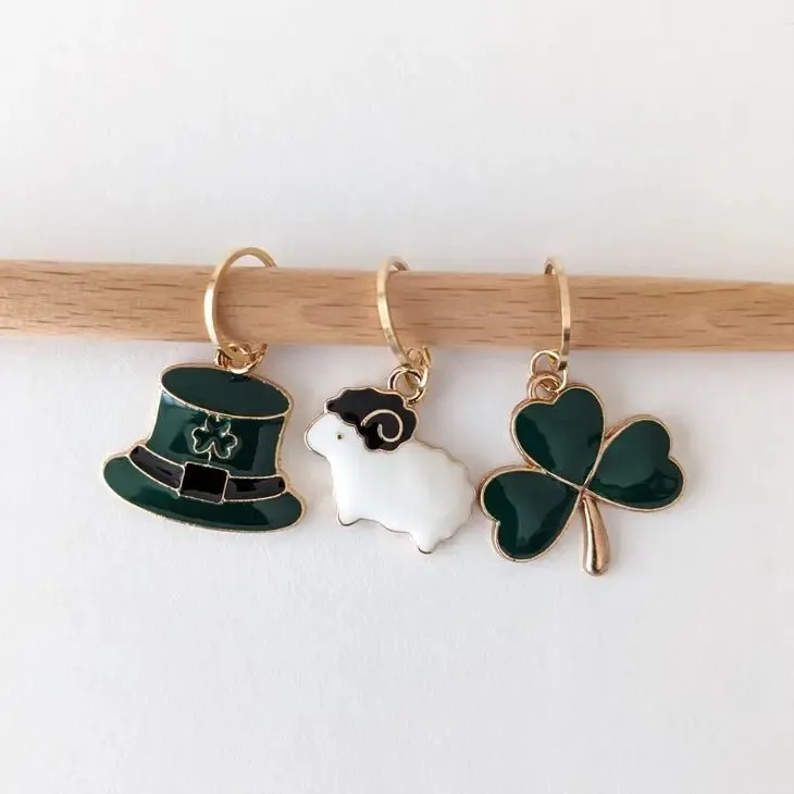 Luck of the Irish Stitch Markers | Hello Kim