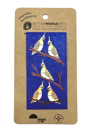 Magnetic Bookmark - Kathleen Buzzacot - Spinifex Budgies