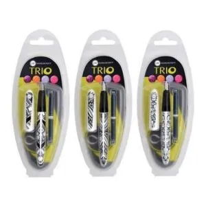 Manuscript Trio Italic Pen - Assorted Designs*