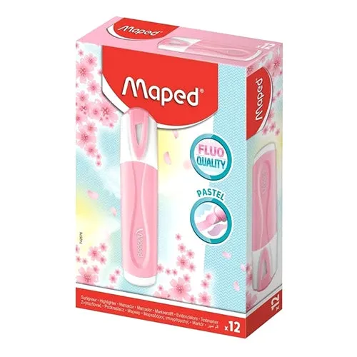 Maped Pastel Highlighter Pink Box