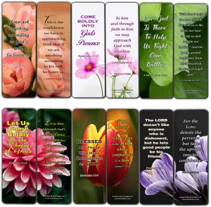 Memory Verse About Confidence In Christ Bookmarks (30-Pack) - Handy Christian About Be Confident