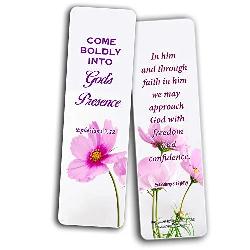 Memory Verse About Confidence In Christ Bookmarks (30-Pack) - Handy Christian About Be Confident