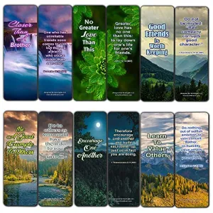 Memory Verse About Genuine Friendship (30-Pack) - Handy Christian Daily Friendship Reminders