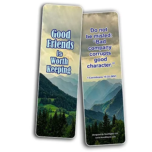 Memory Verse About Genuine Friendship (30-Pack) - Handy Christian Daily Friendship Reminders