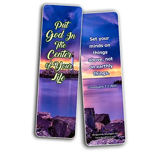 Memory Verse About Your Perspective on Life (30-Pack) - Handy Christian Daily Reminder To Think Positively