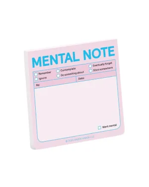 Mental Note Sticky Notes