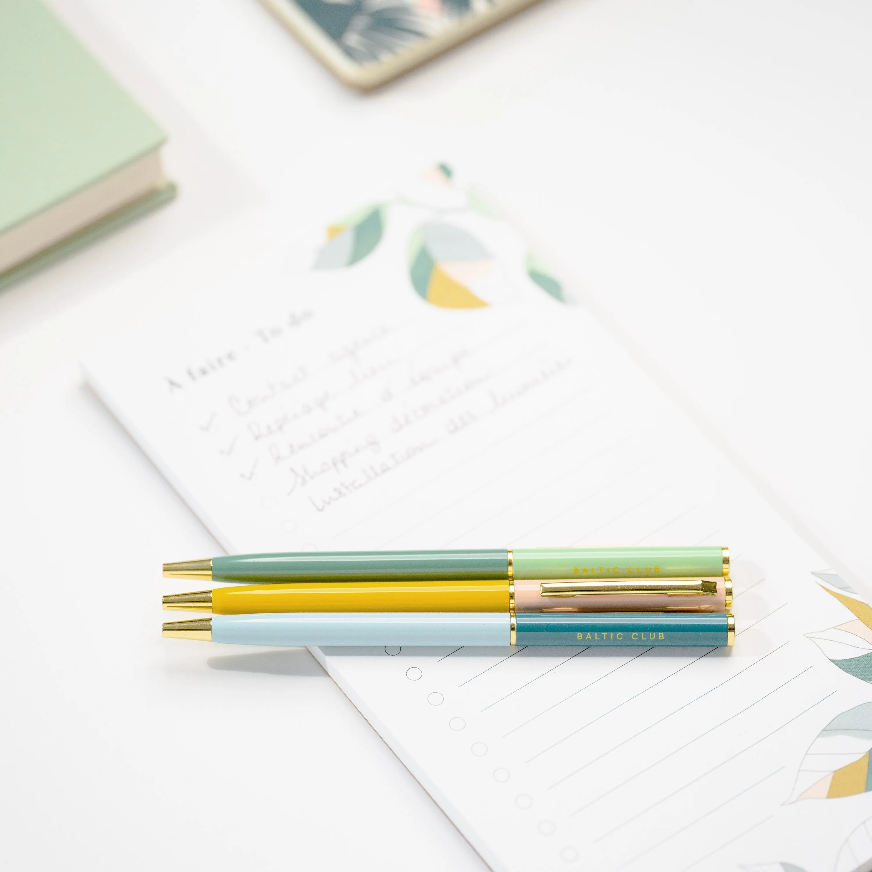 Metallic Ballpoint Pen Set