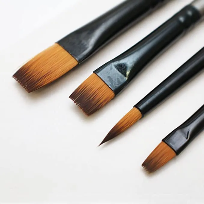 Mont Marte Gallery Series Brush Set Acrylic (Pack of 4 Piece)
