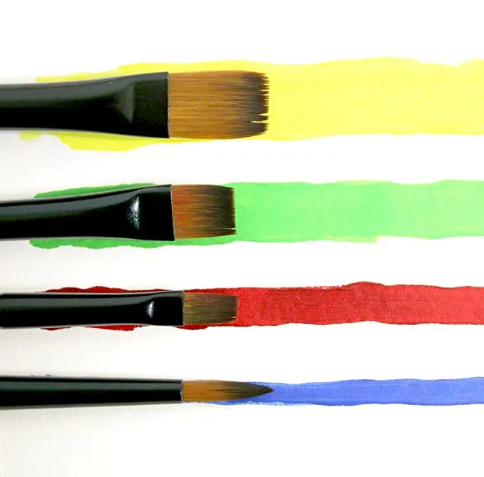 Mont Marte Gallery Series Brush Set Acrylic (Pack of 4 Piece)