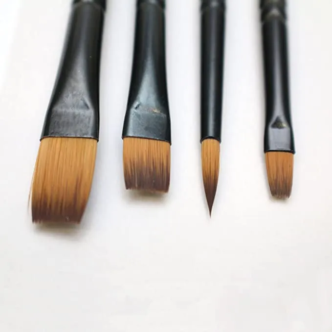 Mont Marte Gallery Series Brush Set Acrylic (Pack of 4 Piece)