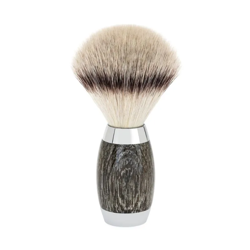MUHLE Edition, Ancient Bog Oak & Sterling Silver Set-Gillette® Fusion™ Razor, Silvertip Fibre® Brush