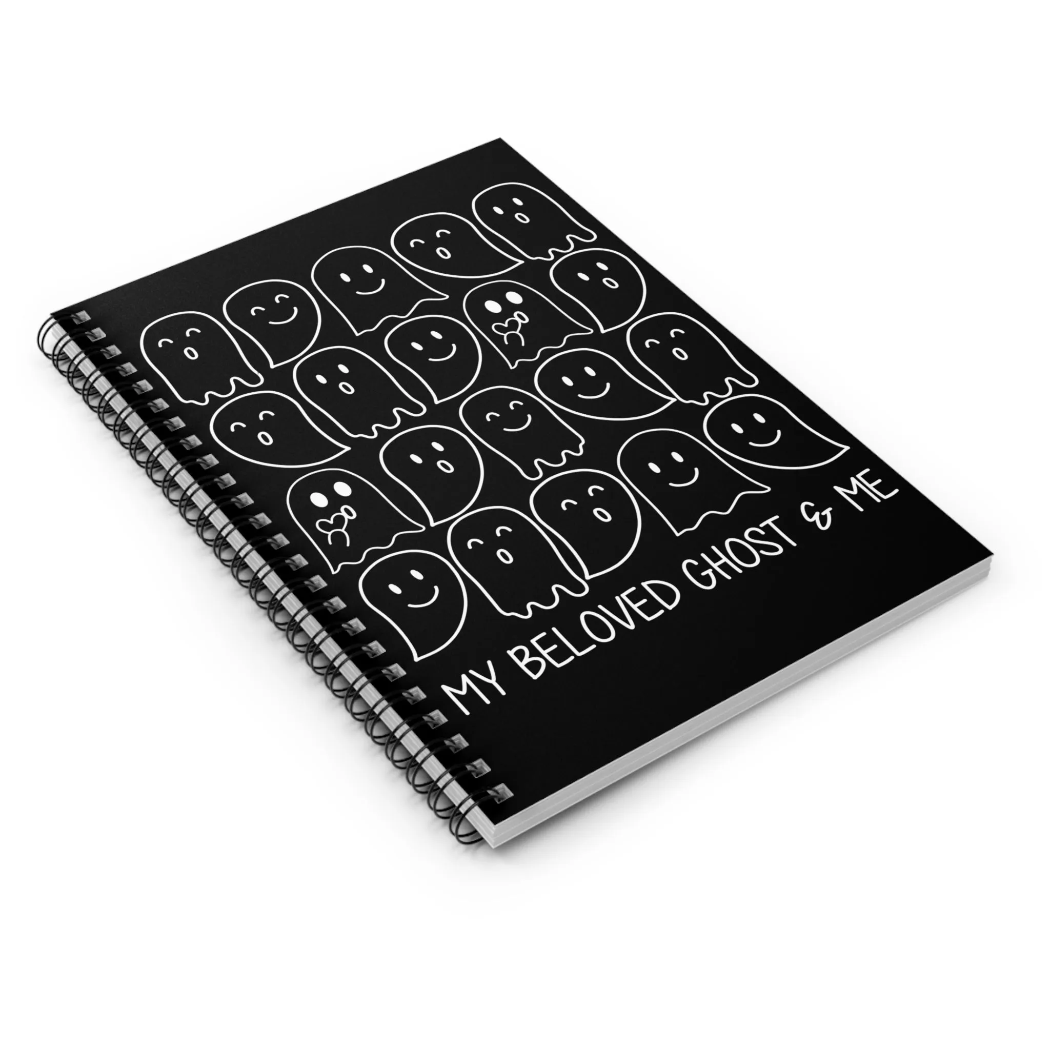 My Beloved Ghost & Me Spiral Notebook - Ruled Line