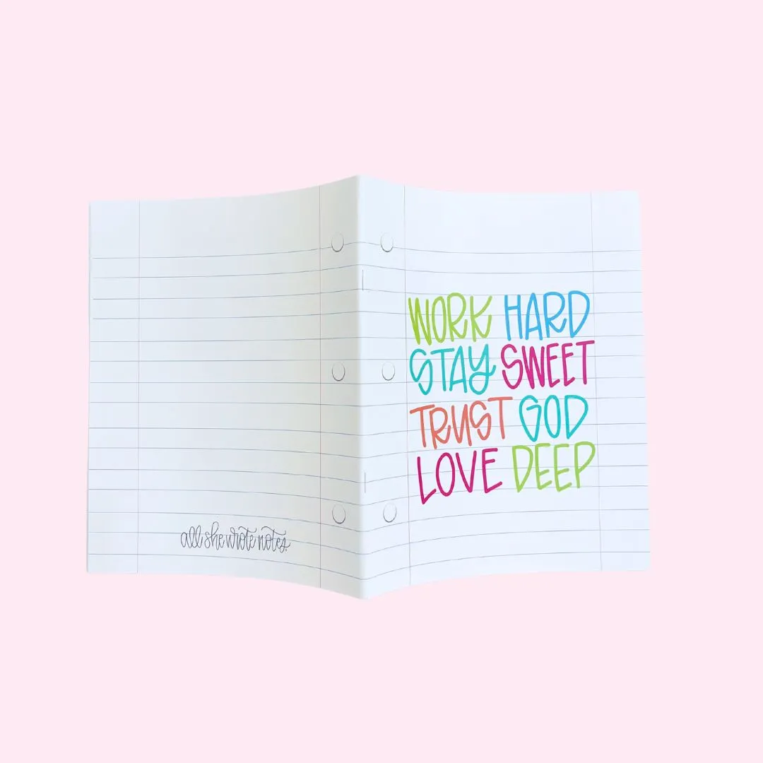 Notebook - Life Motto