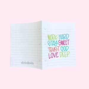 Notebook - Life Motto