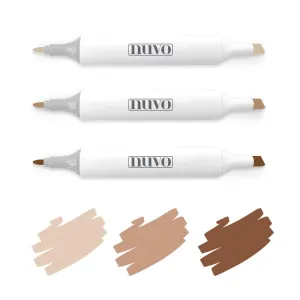 Nuvo - Marker Pen Collection - Cookies & Cream - 3 Pack - 329N