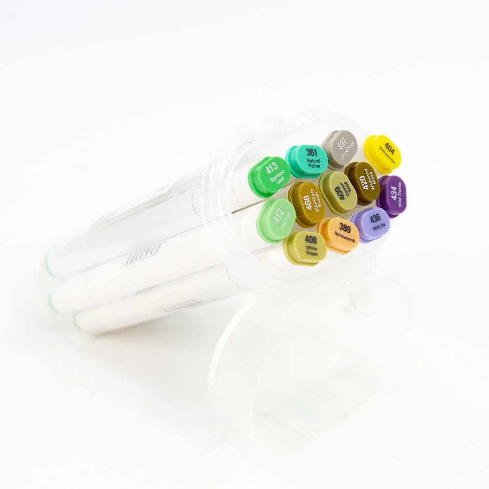 Nuvo - Marker Pen Collection - Muted Mid-Tones - 12 Pack - 346N