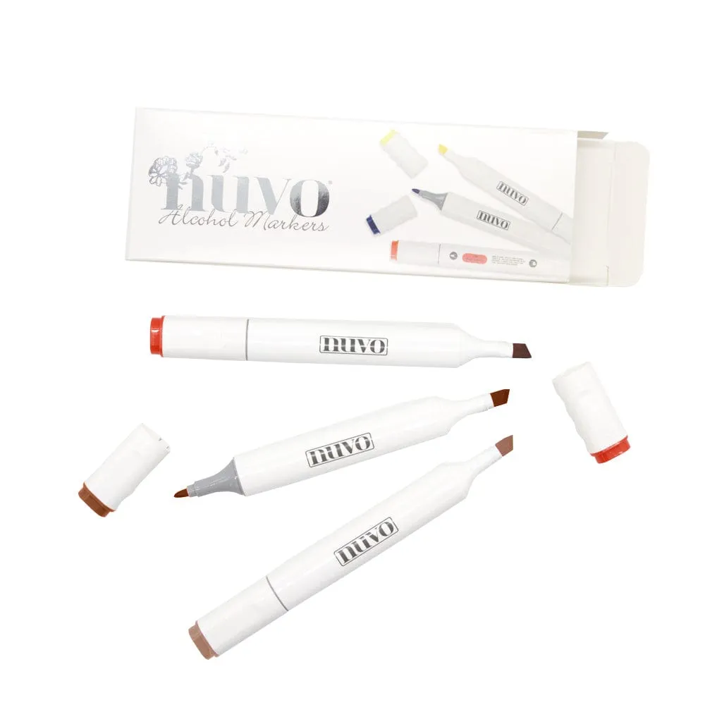 Nuvo - Marker Pen Collection - Natural Browns - 3 Pack - 317N