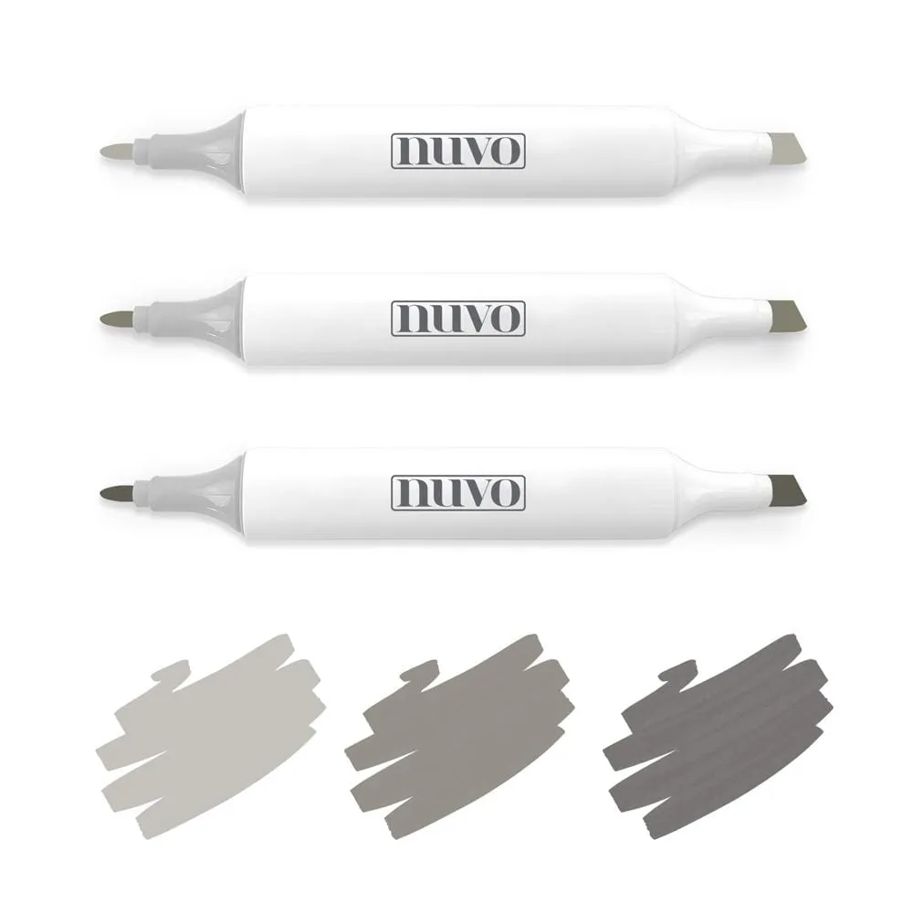 Nuvo - Marker Pen Collection - Pebble Beach - 3 Pack - 330N