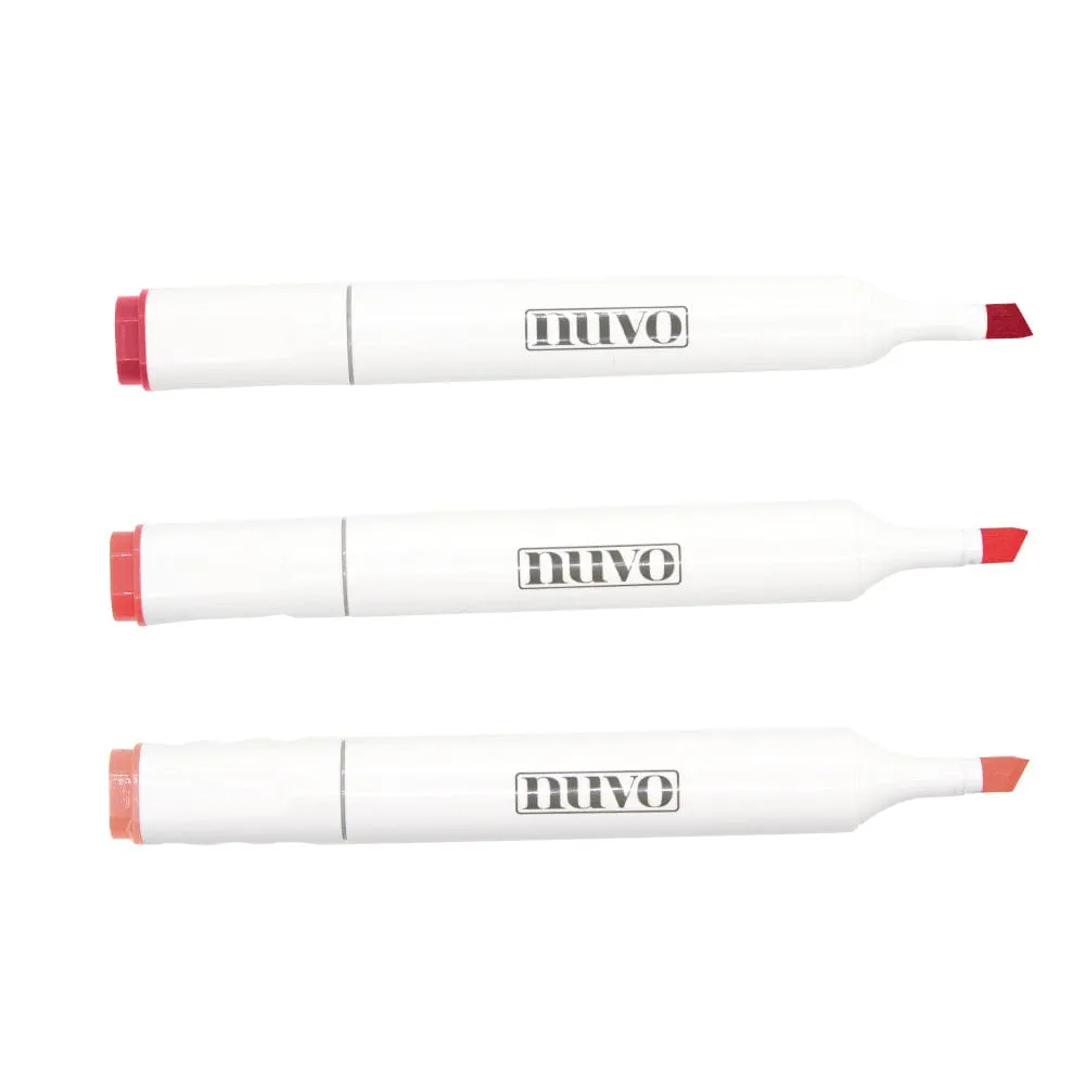 Nuvo - Marker Pen Collection - Rich Reds - 3 Pack - 310N