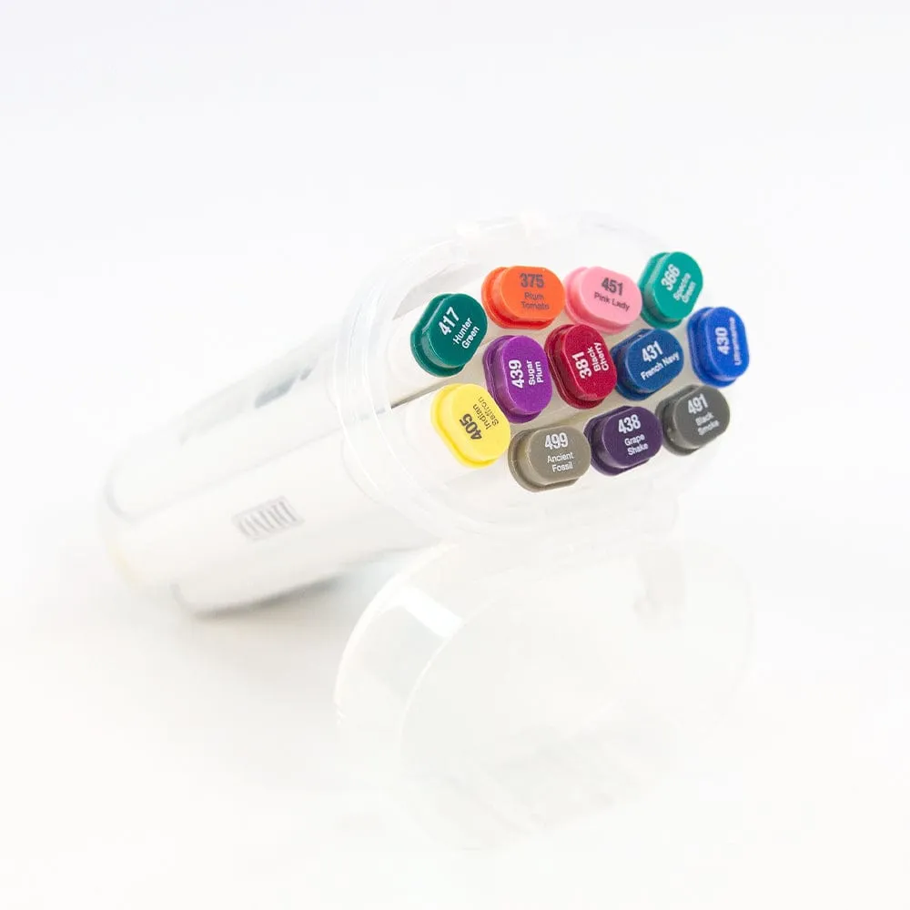 Nuvo - Marker Pen Collection - Shaded Accents - 12 Pack - 349N