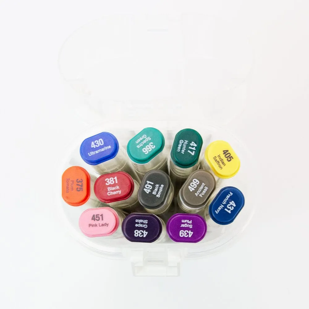 Nuvo - Marker Pen Collection - Shaded Accents - 12 Pack - 349N