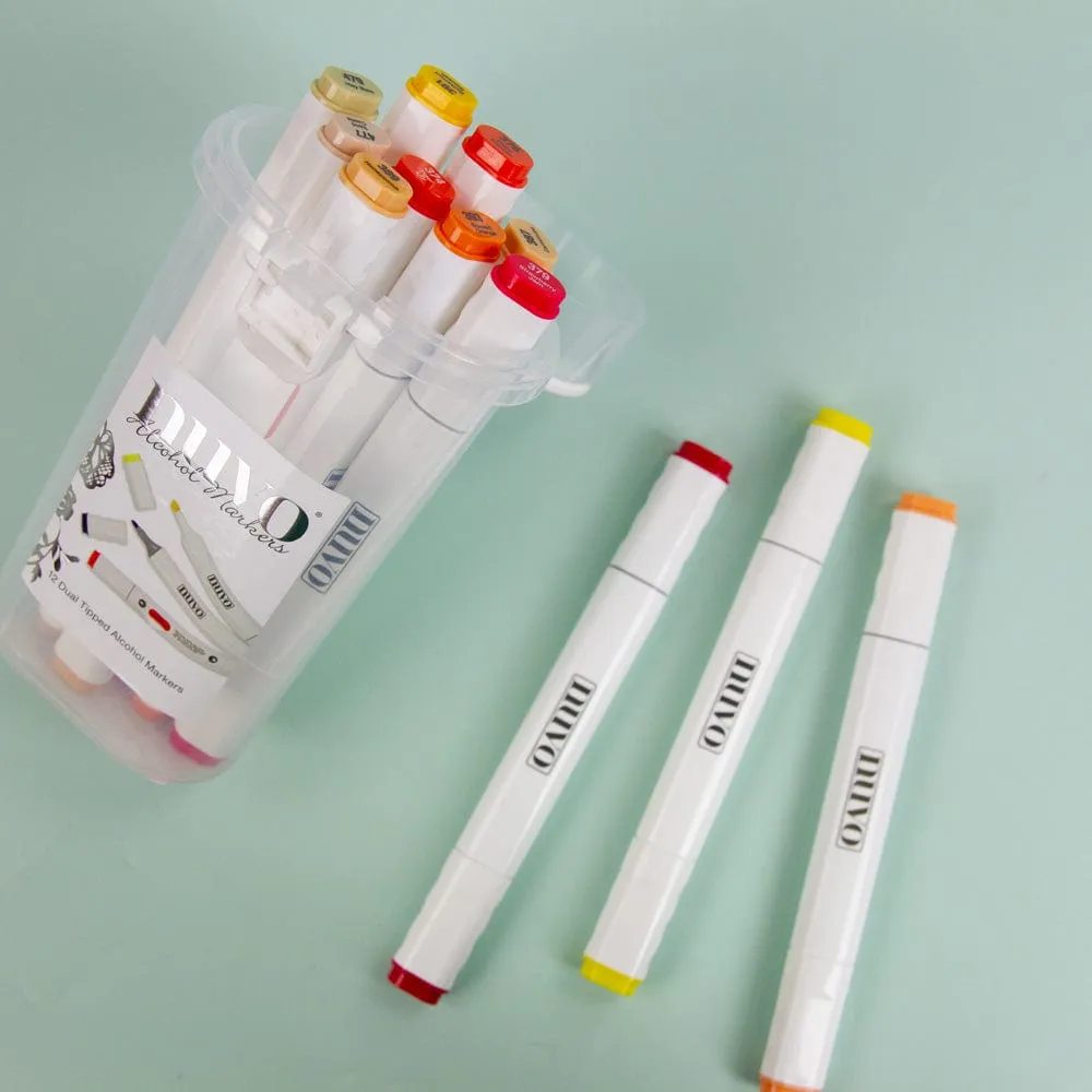 Nuvo - Marker Pen Collection - Sunset & Sands - 12 Pack - 525n
